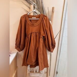 Chelsea & Violet Kids Dress in Rich Brown